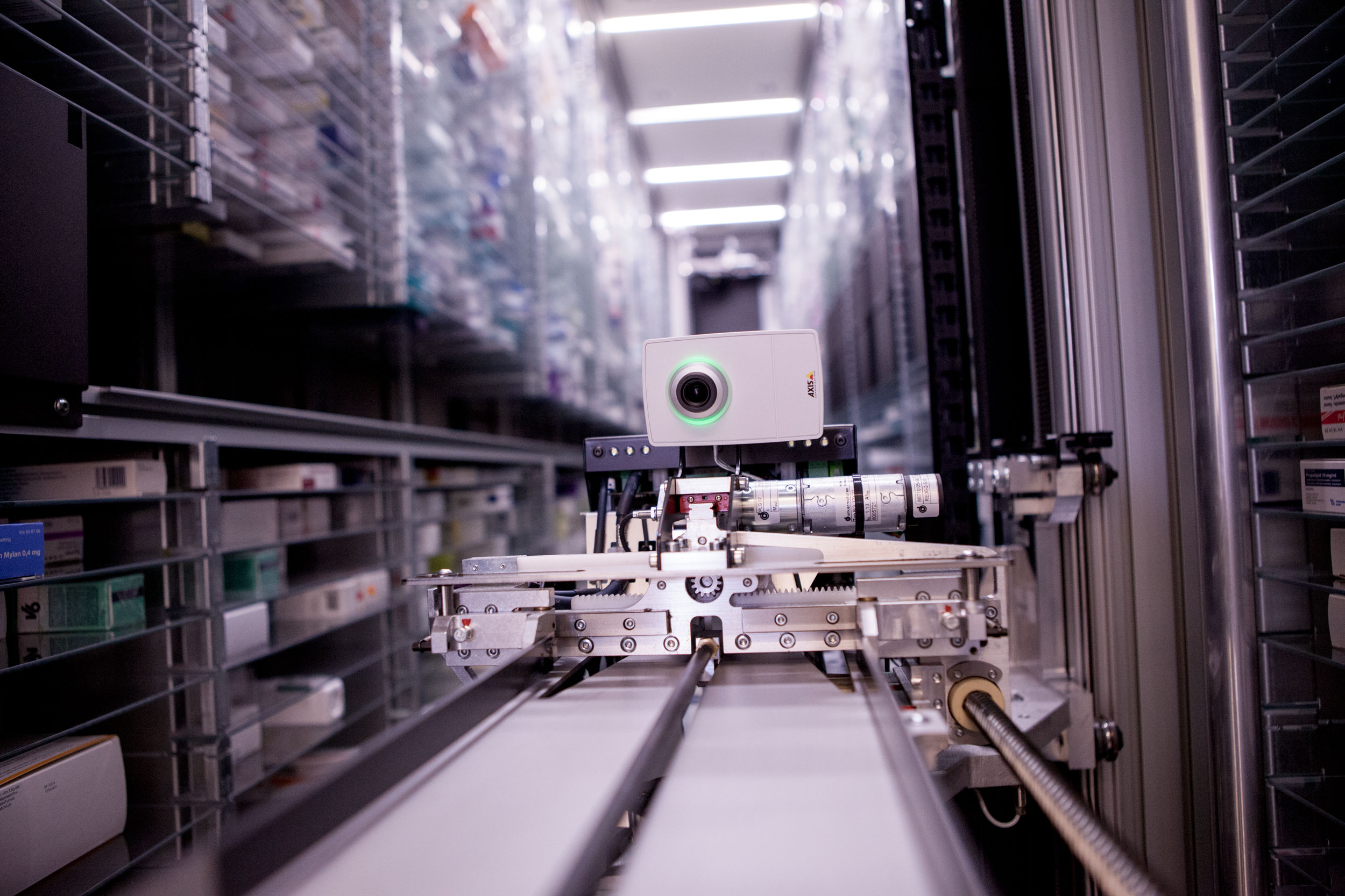 En maskin på en fabrikk